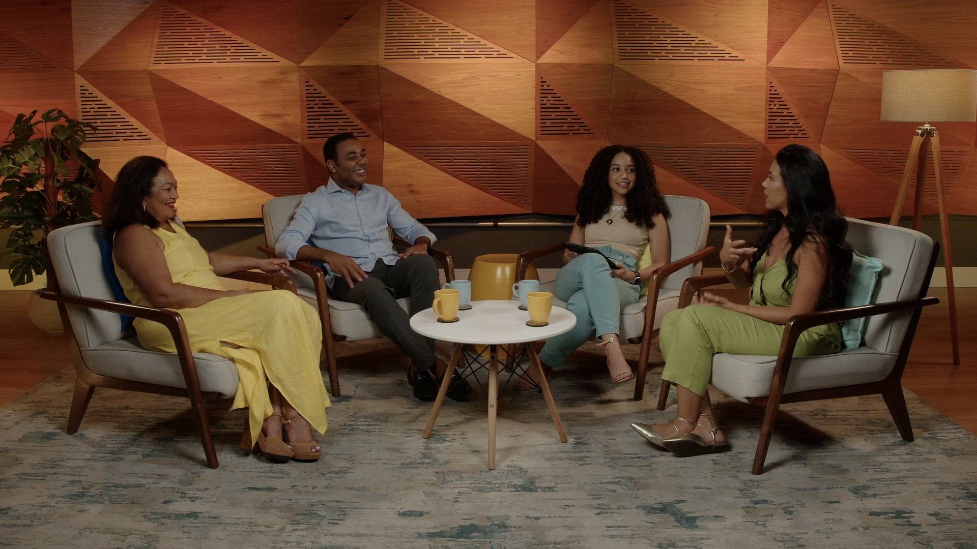 Imagem dos participantes do primeiro episódio do Vozes que Inspiram