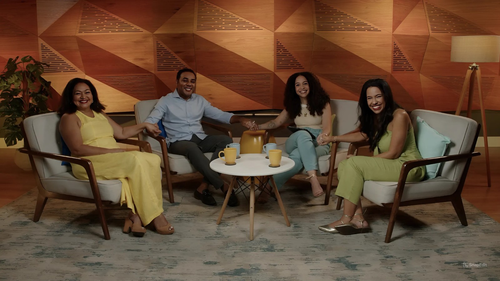 imagem dos participantes do primeiro episódio do Vozes que Inspiram